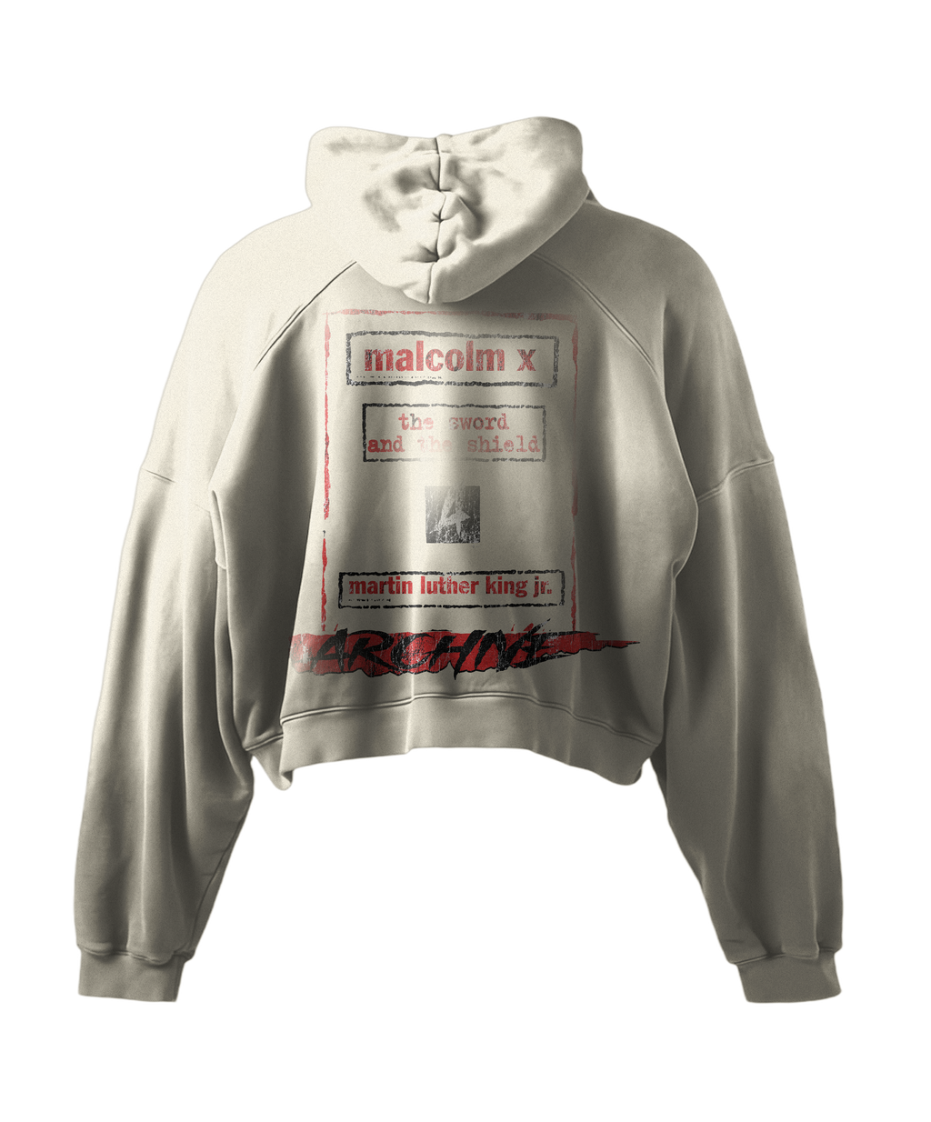 'SWORD & SHIELD' HEAVYWEIGHT BOXY ZIPUP HOODIE