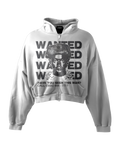 'WANTED' HEAVYWEIGHT BOXY ZIPUP HOODIE