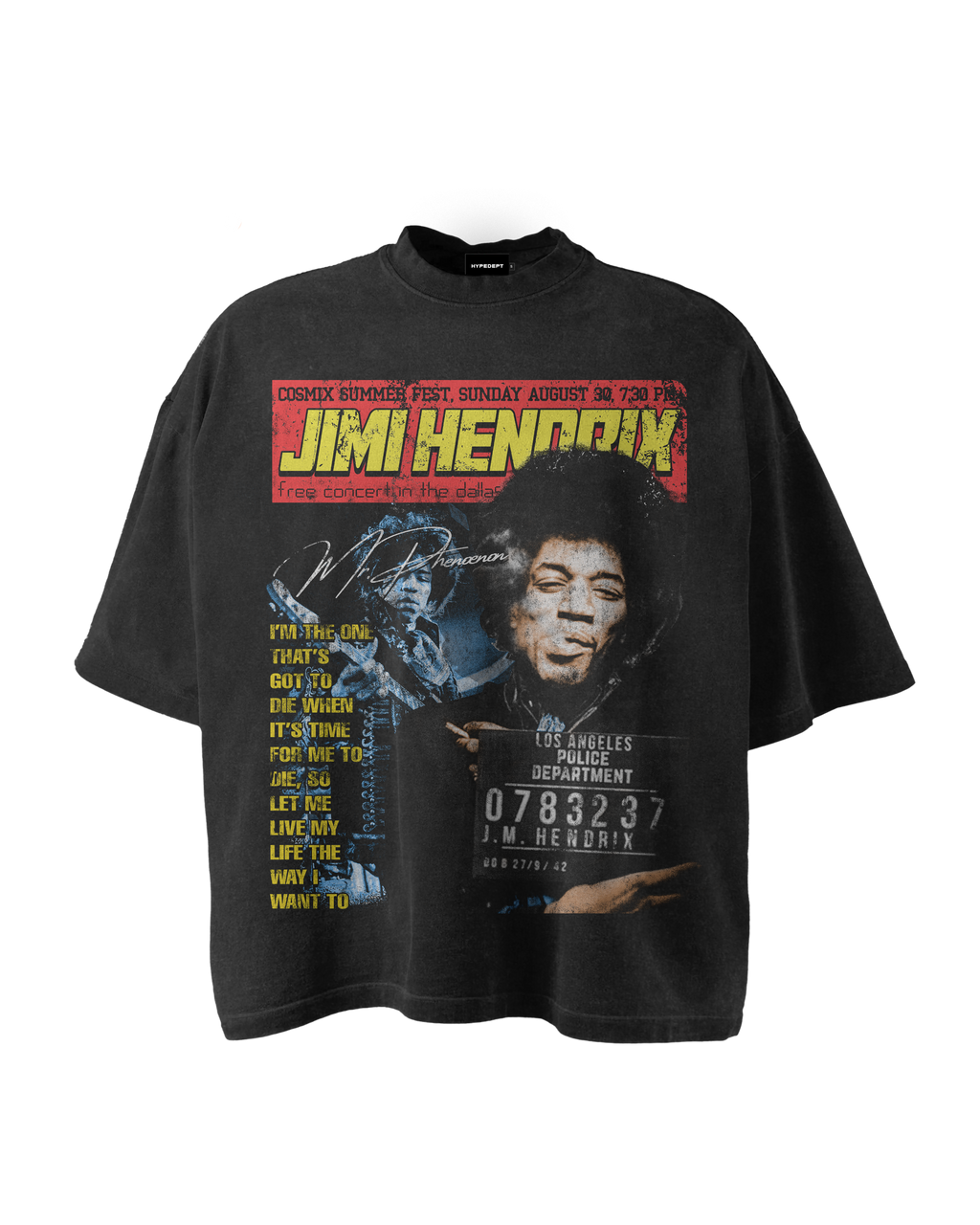 'HENDRIX' GRAPHIC TEE
